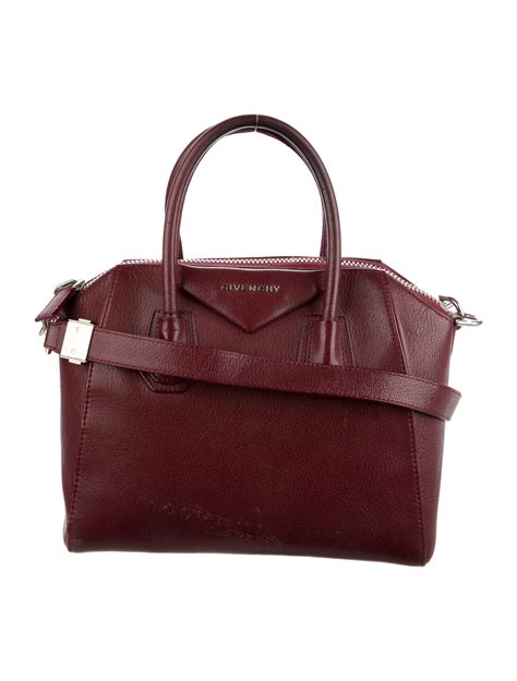 givenchy antigona burgundy|givenchy antigona price.